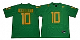 Oregon Ducks 10 Justin Herbert Green College Football Jersey,baseball caps,new era cap wholesale,wholesale hats